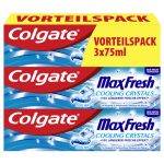 Colgate MaxFresh Cooling Crystals, pasta de dinti 3x75ml