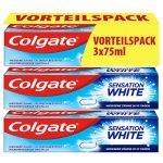 Colgate Sensation White, pasta de dinti  3x75ml