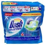 Dash detergent de rufe All in 1 Clasic, 38 capsule, 957,6 gr.
