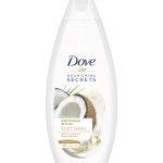 Dove Gel de dus secrete nutritive pentru corp cu ulei de cocos și lapte de migdale 250 ml