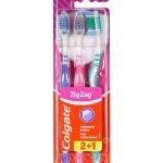 Colgate Periuta de dinti Zig Zag, medie - 3 buc / set