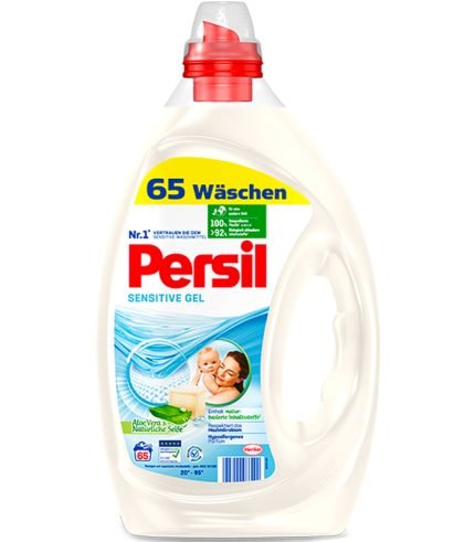 Persil detergent gel Sensitive cu Aloe Vera 65WL 3,25 l