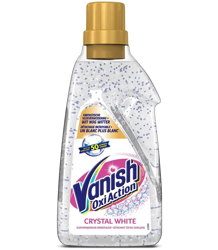 Vanish Oxi Advance Gel Multi Power Crystal rufe albe, 750 ml - imagine 1