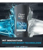 Dove Men gel de dus Clean Comfort 400 ml - imagine 4