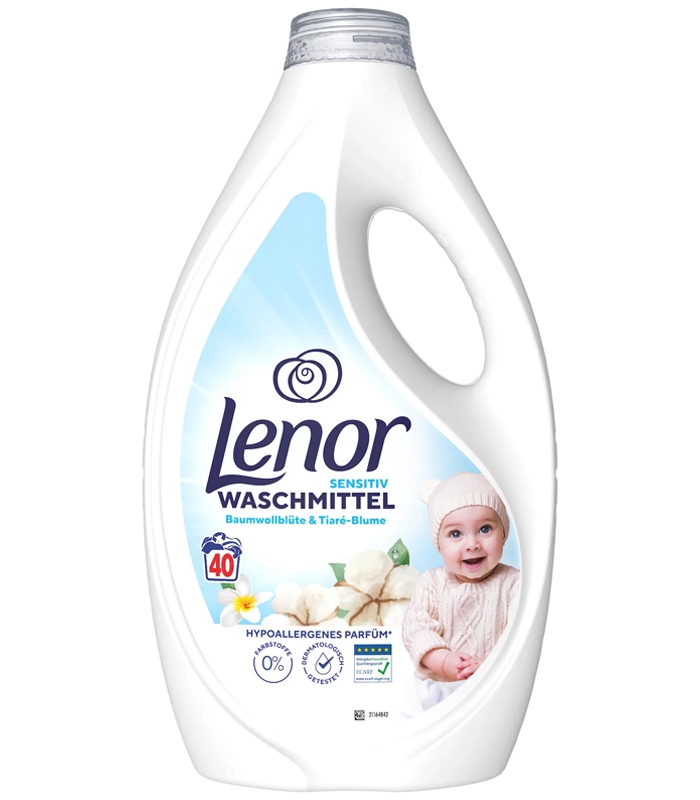Lenor detergent lichid Sensitive 40sc1.8 litri 01 Lenor detergent lichid Sensitive 40sc/1.8 litri - imagine 1